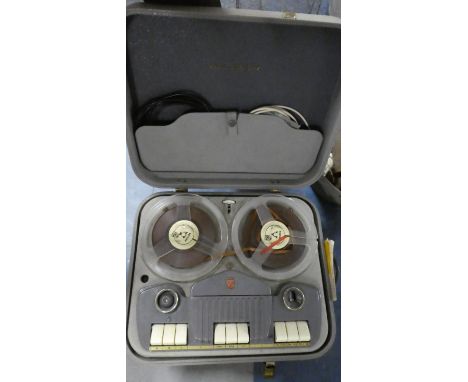 A Philips Reel to Reel Twin Track Three Speed Tape Recorder, AG8108G 