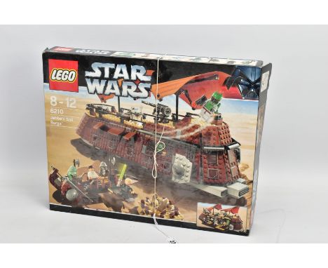 A BOXED LEGO STAR WARS 6210 JABBA'S SAIL BARGE, in used condition, appears to have been built, displayed and dismantled, with