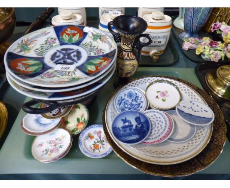 A Tray of Various Ceramics, Trinket Dishes Etc 