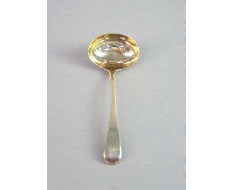 Georgian silver sauce ladle, London  1812.   