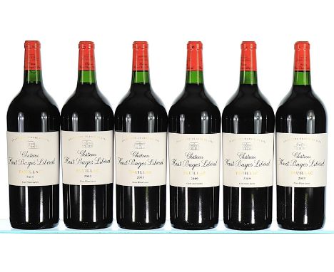 ß 2009 Chateau Haut-Bages Liberal 5eme Cru Classe, Pauillac OWC 6x150cl IN BOND 