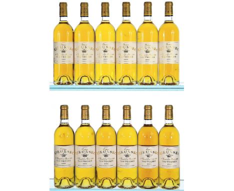 ß 2005 Chateau Rieussec Premier Cru Classe, Sauternes OWC 12x75cl IN BOND