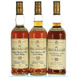 Macallan, Highland Single Malt Sherry Oak Cask 10YO, Speyside (1980s)