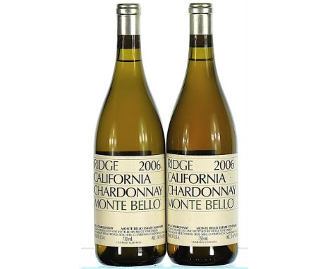 2006 Ridge, Monte Bello Chardonnay, Santa Cruz Mountains 2x75cl  These wines have been stored in perfect condition in the cel