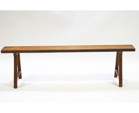 A bench/stool with square legs, 160cm  long