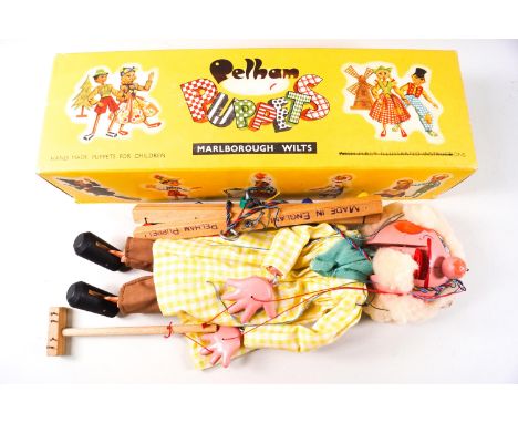 A Pelham Puppet 'Farmer' 1960's, in original box