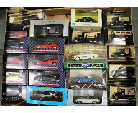One tray of mixed boxed diecast to include Corgi Classics Ford Cortina Police saloon