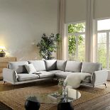 Obriel Grey Marl Fabric Grande Corner Sofa - 3/3 Part Only!* - RRP £1299.99. - ER20