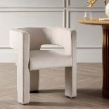 Greenwich Champagne Velvet Dining Chair - RRP £169.99. - ER20