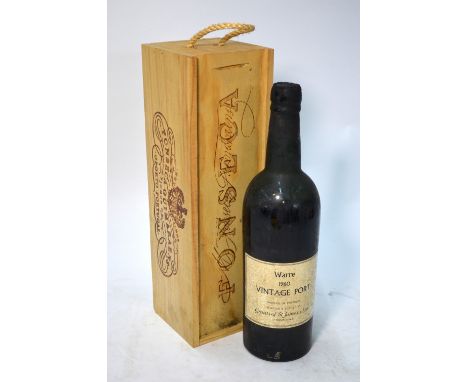 Two bottles of Port: one labelled 'Warre 1960/Vintage Port/Selected and bottled by Grant's of St. James's Ltd/London SW1'; th