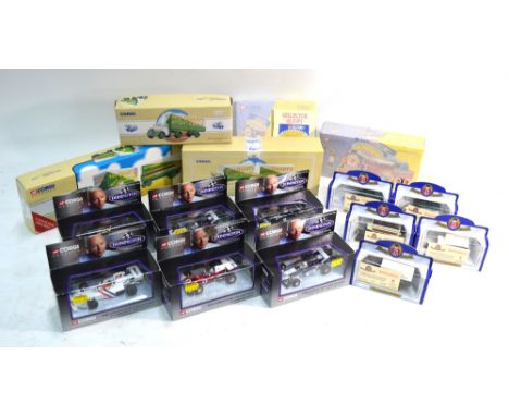Corgi models - Billy Smart's Circus - 97897, Scammell Highwayman & Trailers 97891; AEC Mercury Truck and Trailer and 97300 Be