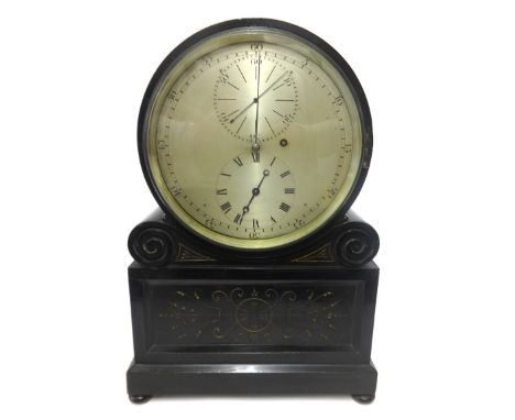 The Aitken Regulator Bracket Clock, in an ebonised case, with Prize remontoire escapement, circa 1824,   ref. 'It’s About Tim