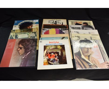 Vinyl Records - 12" LPs: Bob Dylan - Bob Dylan (mono), Another Side of Bob Dylan (2, one mono, one stereo), The Times They Ar