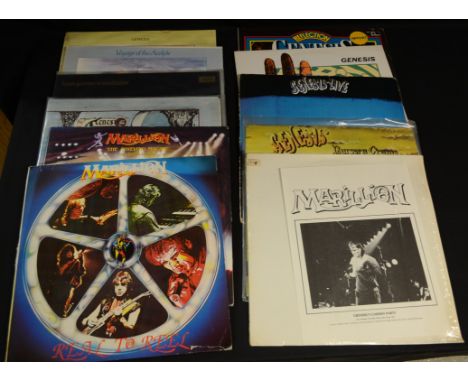 Vinyl Records - 12" LPs Genesis, From Genesis to Revelation, Decca, lyrics insert; Invisible Touch; Trespass, gatefold; Nurse