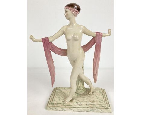 Limited Edition Kevin Francis, Staffordshire ceramic figurine "Dancing Nymph". Modelled by Geoff Blower, numbered 84 and limi