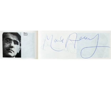 Fotobücher mit Signaturen der Porträtierten - Schauspieler Lexikon der Gegenwart. Deutschland, Österreich, Schweiz. Redaktion