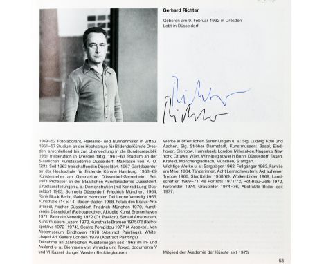 Fotobücher mit Signaturen der Porträtierten - Akademie der Künste. 1970-1979. Band 1. Die Mitglieder. Berlin 1979. Mit 227 Po