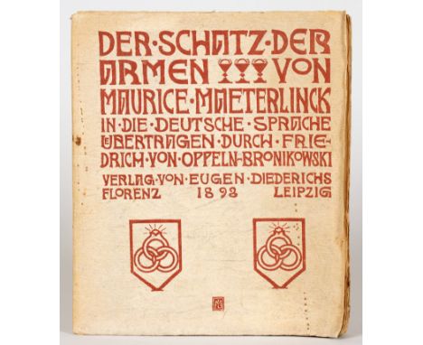 Melchior Lechter - Maurice Maeterlinck. Der Schatz der Armen. In die deutsche Sprache übertragen durch Friedrich von Oppeln-B
