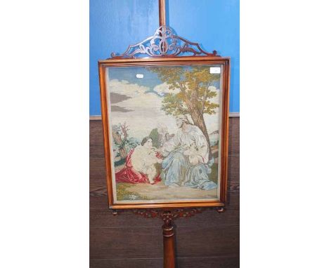 POLE SCREEN AND FIRE SCREEN