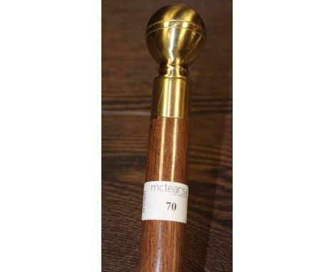 BRASS TOPPED FLASK STICK