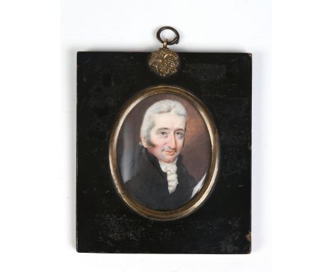An early nineteenth century portrait miniature of a gentleman in the manner of Archibald Robertson. Condition Report. To be u