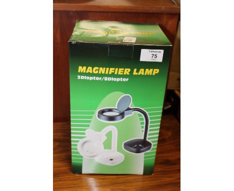 ***A SMALL TABLE MAGNIFIER LAMP