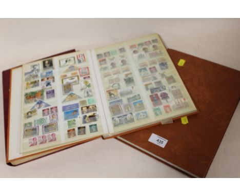 THREE VINTAGE STAMP ALBUMS AND CONTENTS 