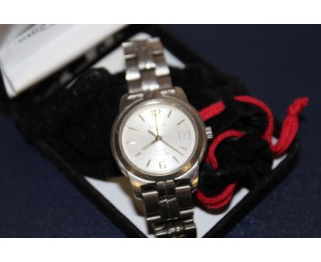 A LADIES TISSOT PR50 TITANIUM WRISTWATCH