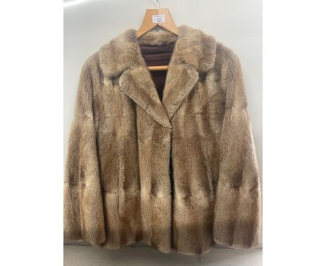 VINTAGE DRAFFERS OF DUNDEE FUR JACKET,  SIZE UNKNOWN