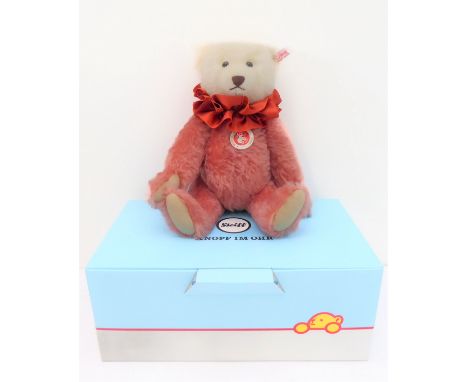 A Steiff teddy bear in its original box&nbsp; &nbsp;