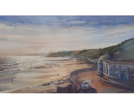 Wilmot (British 20th century): Scarborough Spa, watercolour signed and dated '99; After Francis Nicholson (British 1753-1844)