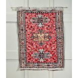 A CAUCASIAN KAZAK RUG