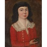 BRITISH SCHOOL (18TH CENTURY), PORTRAIT OF A BOY IN A RED JACKET