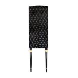 A BLACK AND GILT LACQUER CABINET