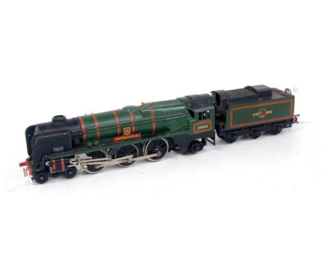 A Hornby Dublo 2-rail "Barnstaple" engine and tender coupling changed for Triang type(G)