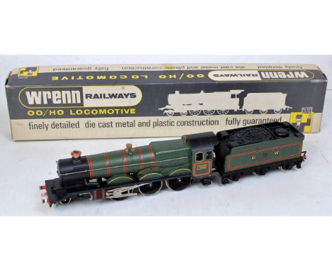Wrenn Railways W2222 GW green No. 7002 'Devizes Castle' engine and tender, with instructions (NM-BNM)