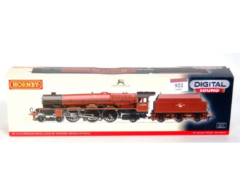 A Hornby R2990 XS BR maroon livery Princess class engine and tender No. 46208 'Princess Helena Victoria', DCC fitted with dig