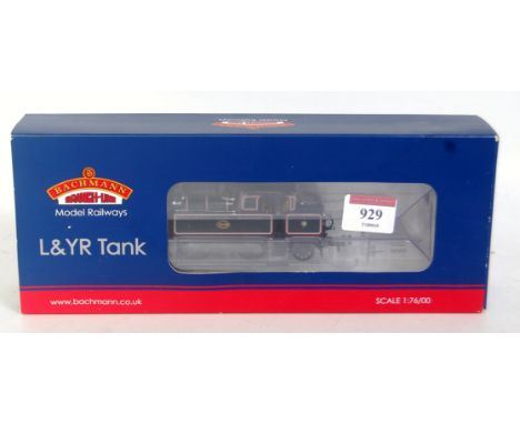 A Bachmann 31-165 NRM Lancashire & Yorkshire lined black 2-4-2 tank engine, DCC has been fitted (M-BM)