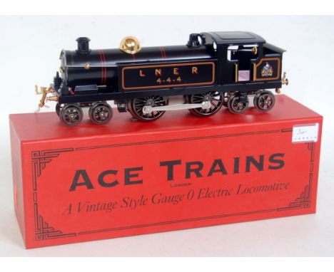 Ace Trains 1996 black LNER freelance 4-4-4 tank loco E/1 standard 20v AC/DC complete with test tag and operating instructions