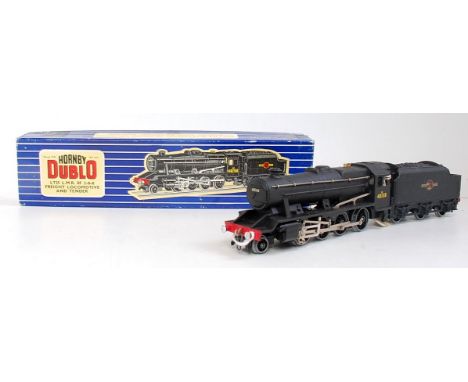 A Hornby Dublo 2 - rail LT25 class 8F engine & tender, clean model complete with test tag, instructions, guarantee and oil bo