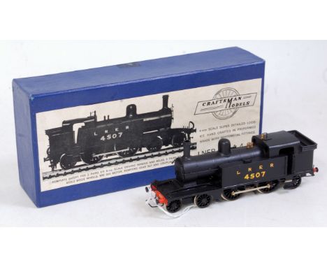 A Craftsman models brass kit built model of LNER class C12 4-4-2 tank engine, Romford wheels (G)