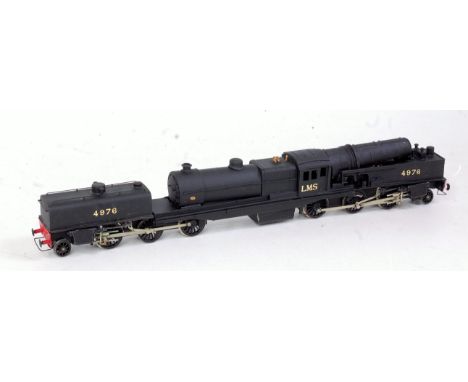 A whitemetal kit built Bayer-Garrett engine and tender as LMS No. 4976 (G)