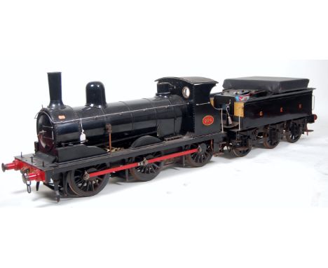 Highly detailed well engineered 7.25 inch gauge 0-6-0 tender locomotive No. 904 Great Eastern Railway (Stratford Works 1891),