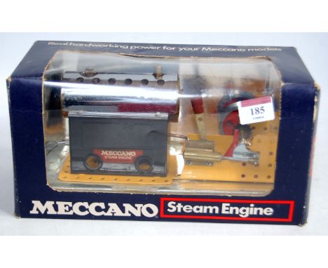 Meccano late period steam engine, unused complete with box