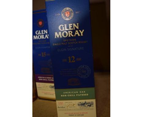 1 x 70cl bottle of Glen Moray 18 year-old first fill cask non-chilled filtered Elgin Heritage single malt Scotch whisky, 1 x 