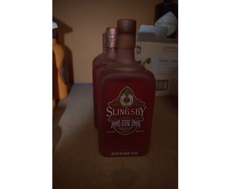 5 x 70cl bottles of Slingsby Rhubarb Premium gin (ES16) (5)