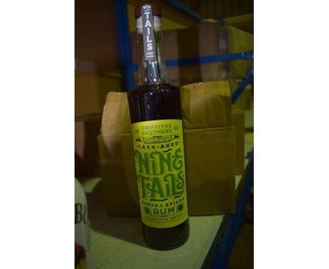 12 x 700ml bottles of Nine Tails Banana Spiced Rum (ES15) (12)