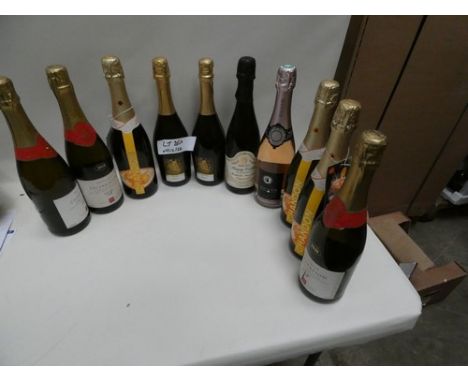 10 x assorted bottles of European sparkling wine (C17) (10)