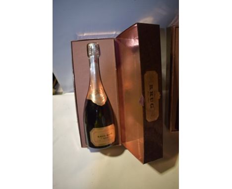 2 x bottles of Krug Rose non vintage Champagne, in presentation boxes (CAB8) (2)