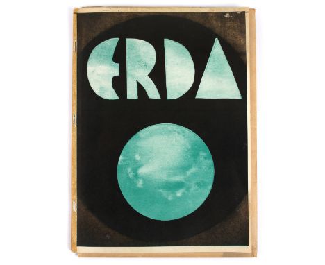 Sauter (Rudolf) 'Erda'; Poem for the Earth - The Trial of Man, a masque for 1972, hand coloured manuscript with inscription t